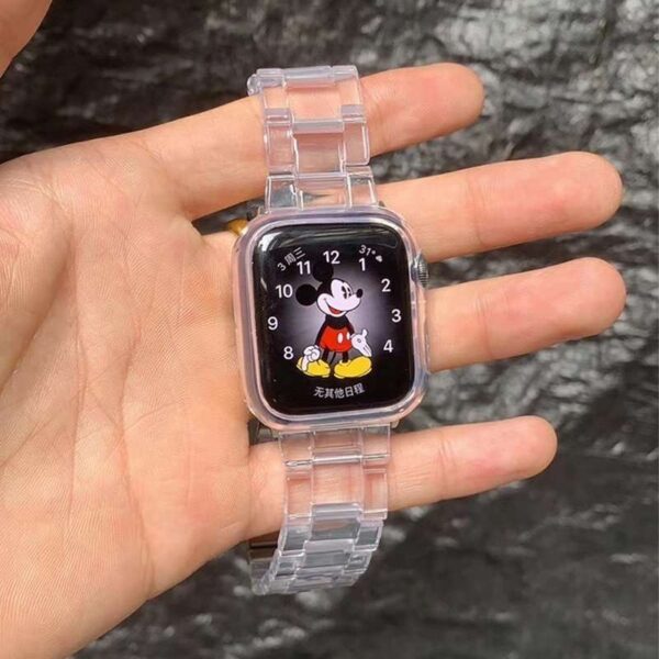 Resin transparent Watch strap for apple watch