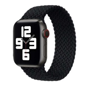 Silicone Apple Watch Bands Braided Solo Loop – Stylish iWatch Enhancer