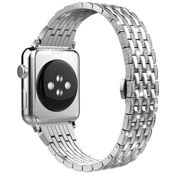 Stainless & Milanese Apple watch Bands Diamond Stainless Steel Apple Watch Strap