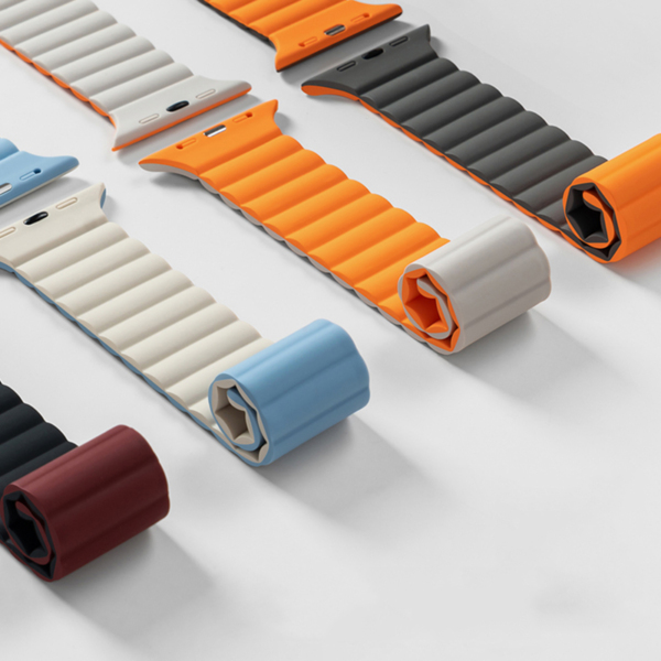 Silicone apple watch bands magnetic fusion: secure fit & trendy design for apple watch